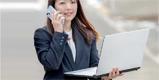 様々な端末で利用ができる